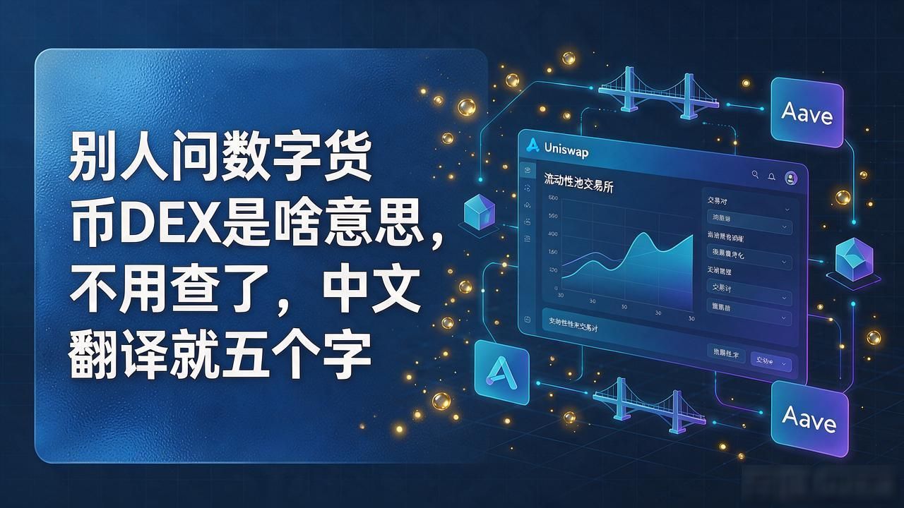 别人问数字货币DEX是啥意思，不用查了，中文翻译就五个字