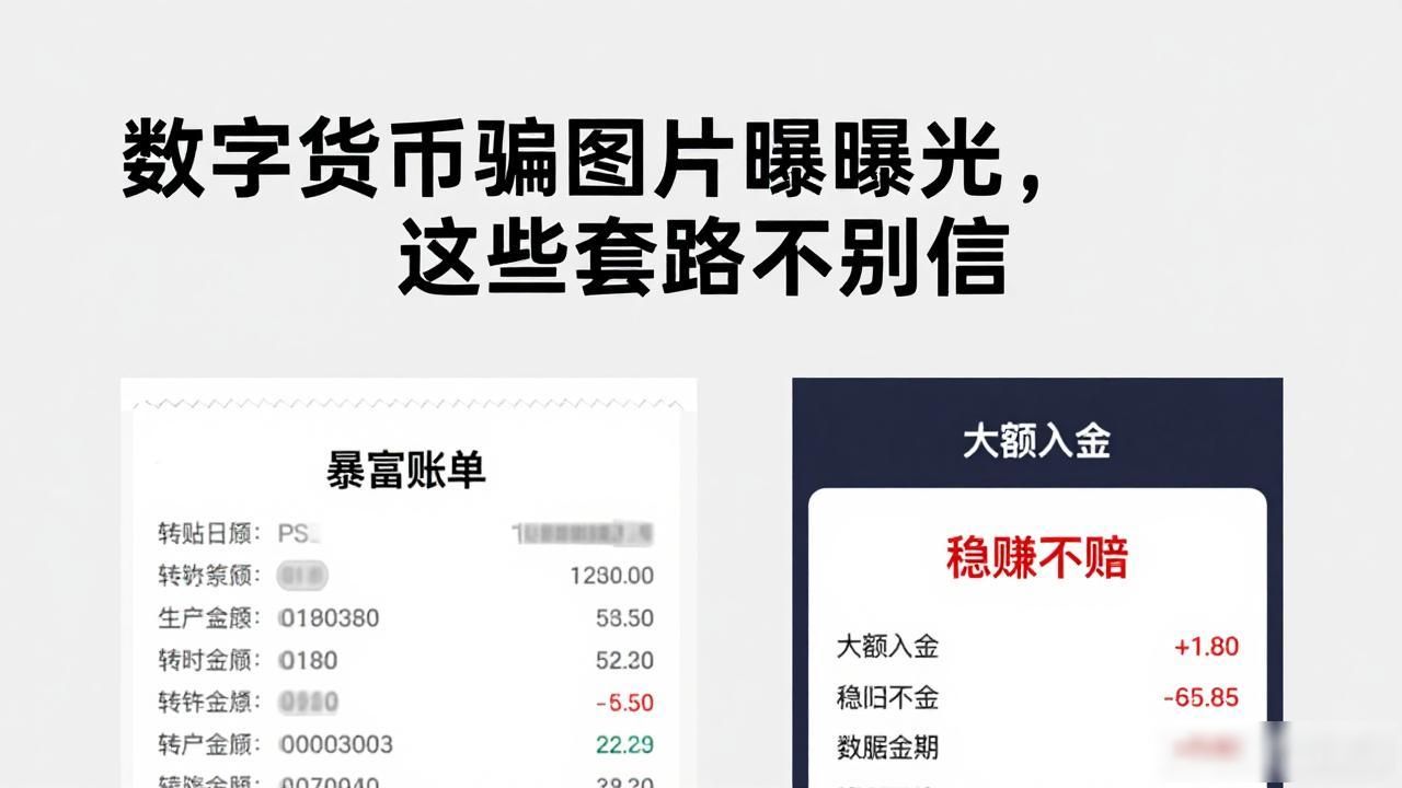数字货币骗局图片曝光，这些套路千万别信