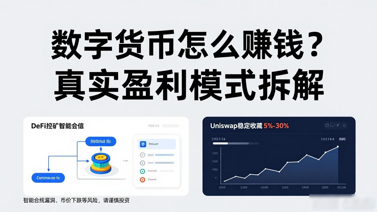 数字货币怎么赚钱？真实盈利模式拆解