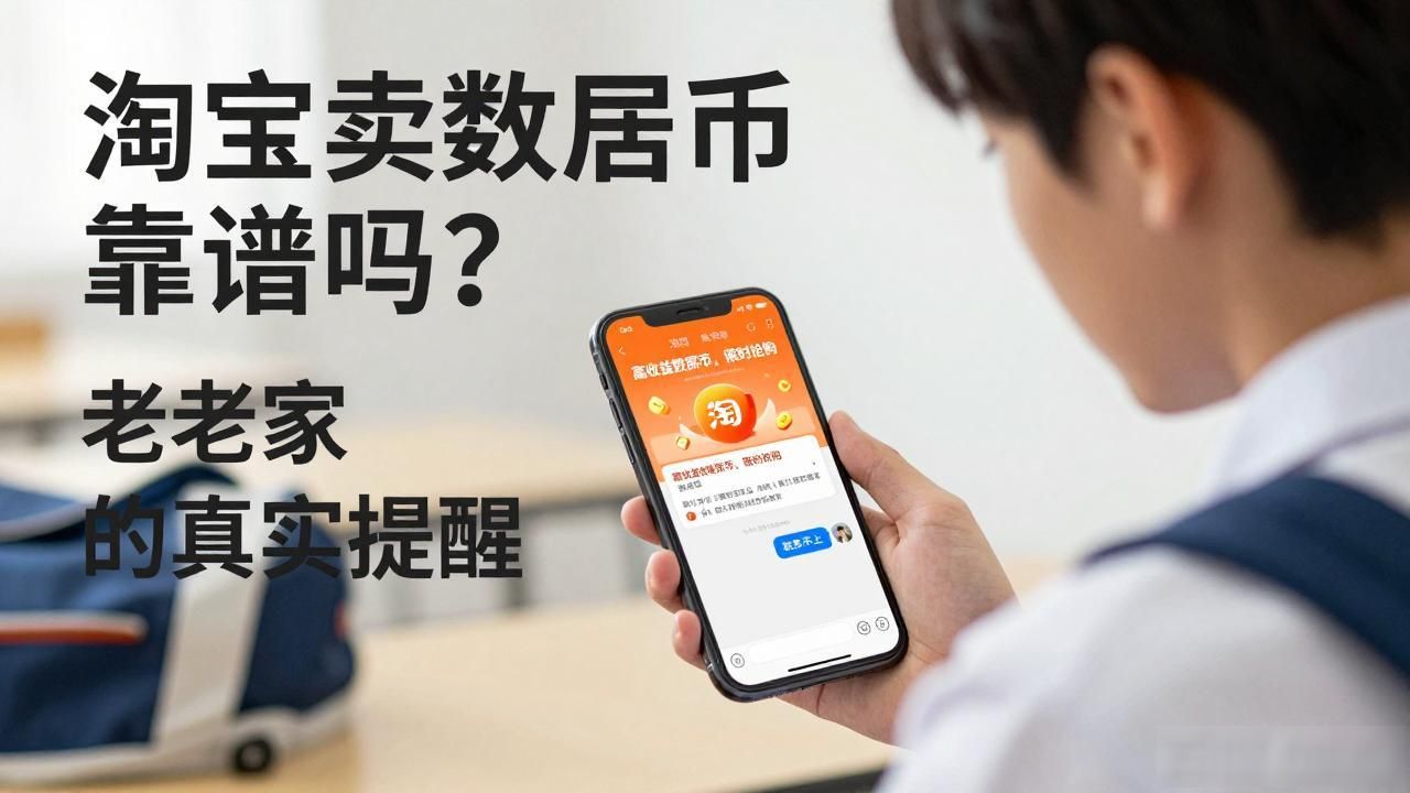 淘宝卖数字货币靠谱吗？老卖家的真实提醒