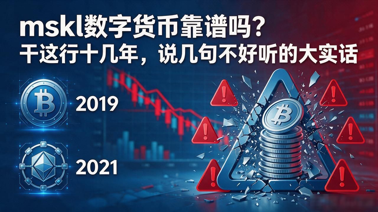 mskl数字货币靠谱吗？干这行十几年，说几句不好听的大实话
