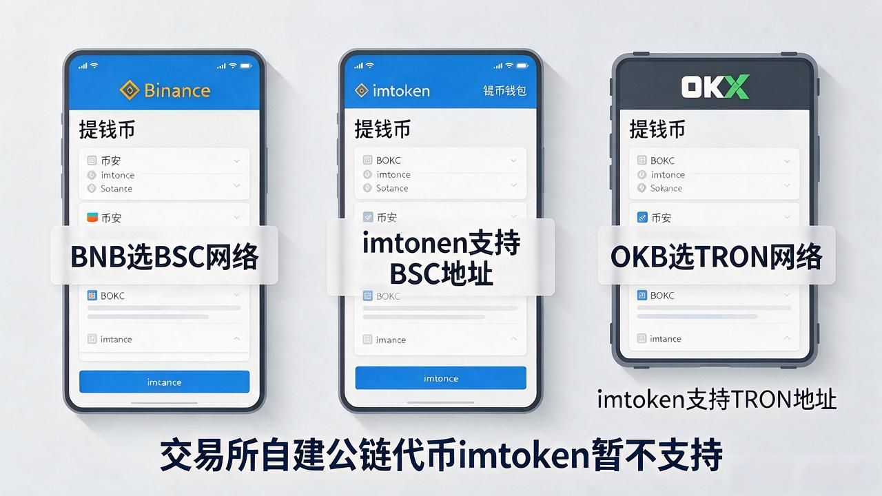交易所平台币都能提到imtoken吗？哪些能哪些不能