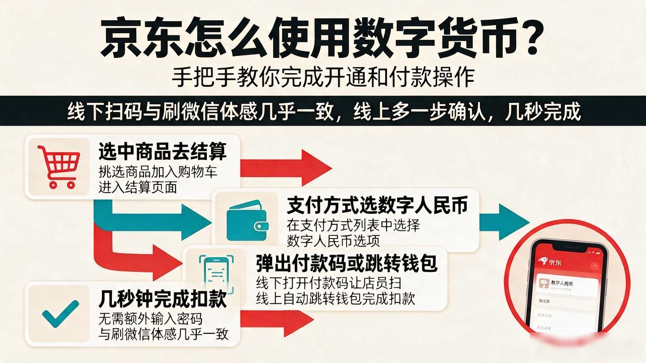 京东怎么使用数字货币？手把手教你完成开通和付款操作