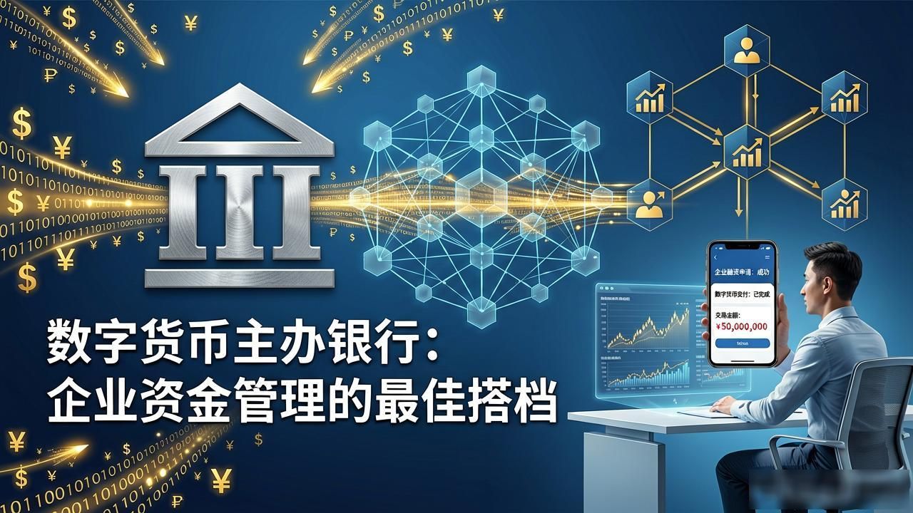 数字货币主办银行：企业资金管理的最佳搭档