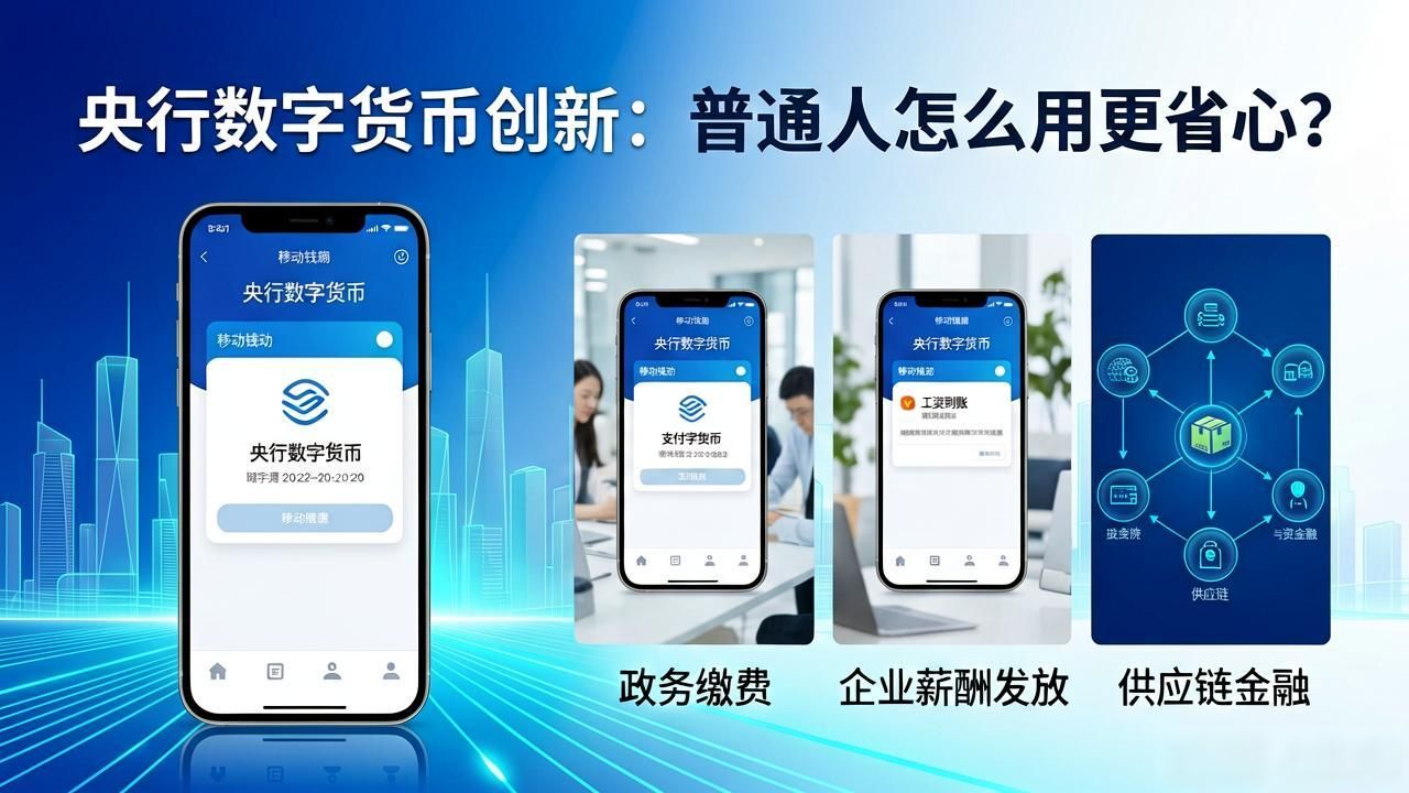 央行数字货币创新：普通人怎么用更省心？