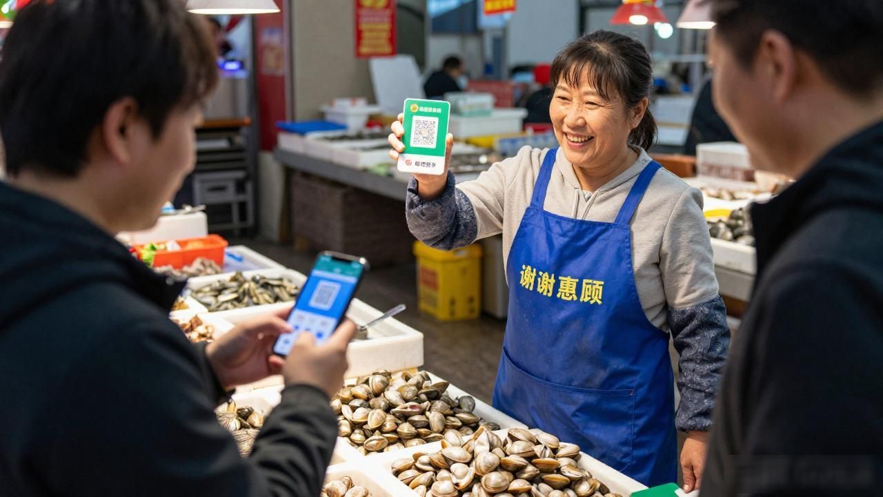 青岛数字货币去哪花？超市菜场停车场，本地人跑三圈帮你摸清