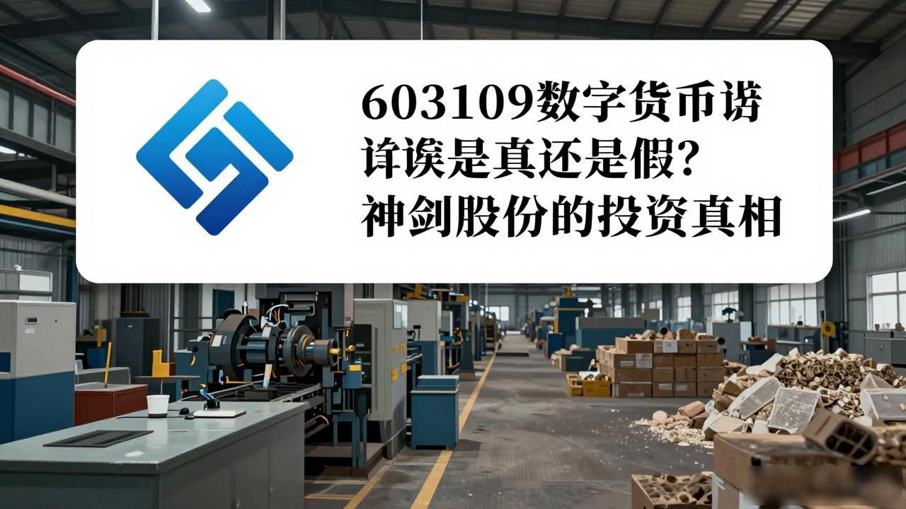 603109数字货币到底是真还是假？神剑股份的投资真相