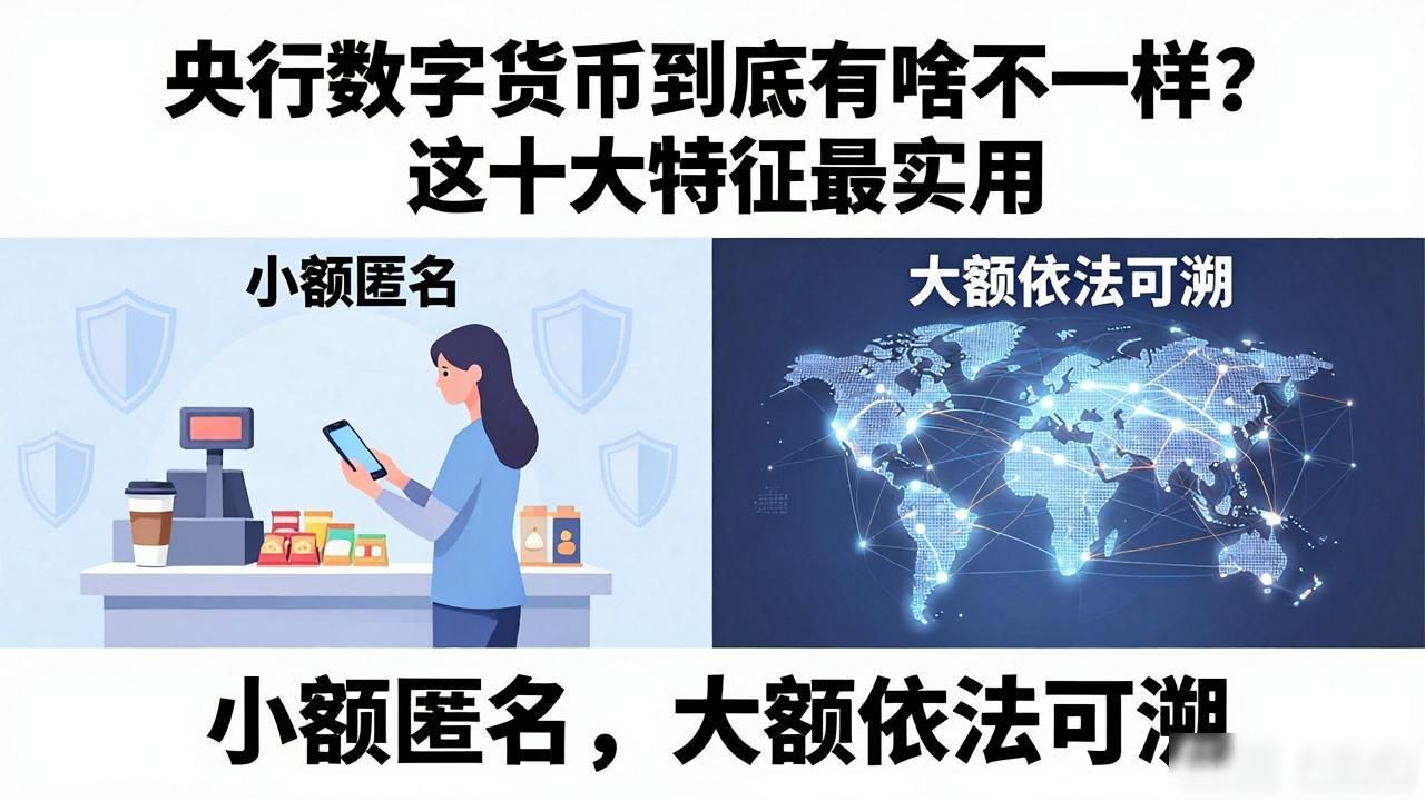 央行数字货币到底有啥不一样？这十大特征最实用