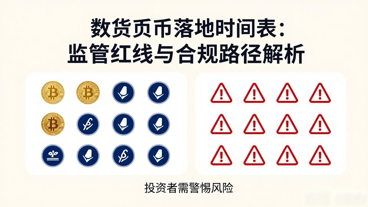 数字货币落地时间表：监管红线与合规路径解析