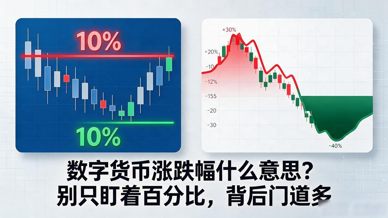 数字货币涨跌幅什么意思？别只盯着百分比，背后门道多