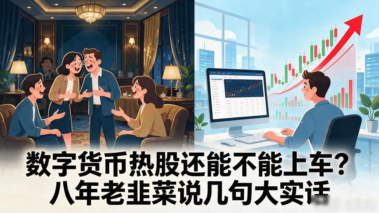 数字货币热股还能不能上车？八年老韭菜说几句大实话
