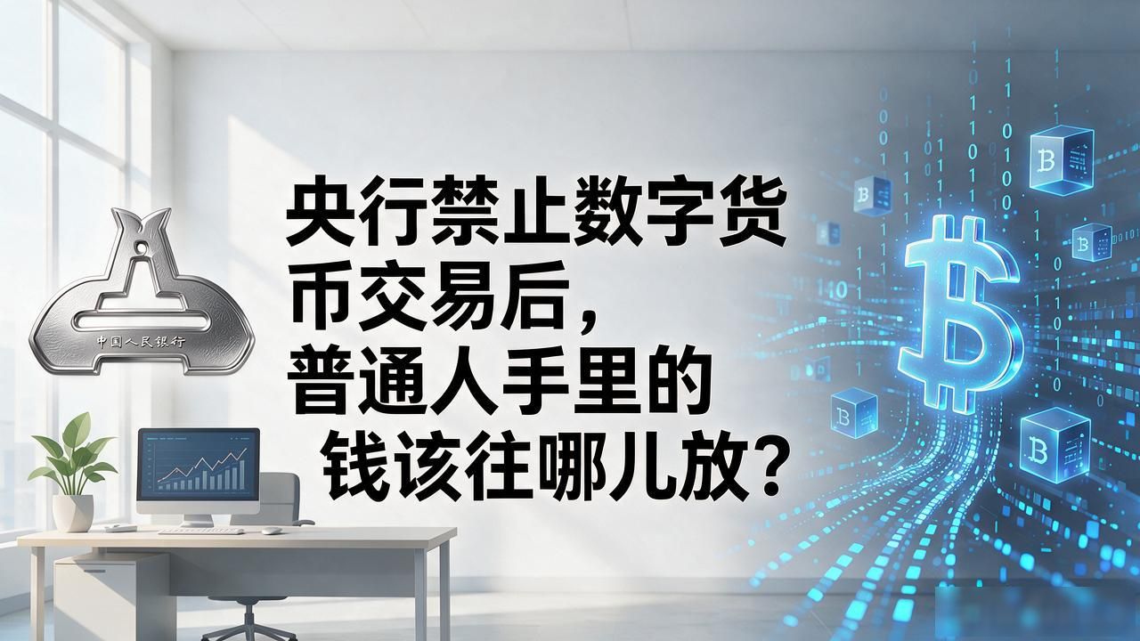 央行禁止数字货币交易后，普通人手里的钱该往哪儿放