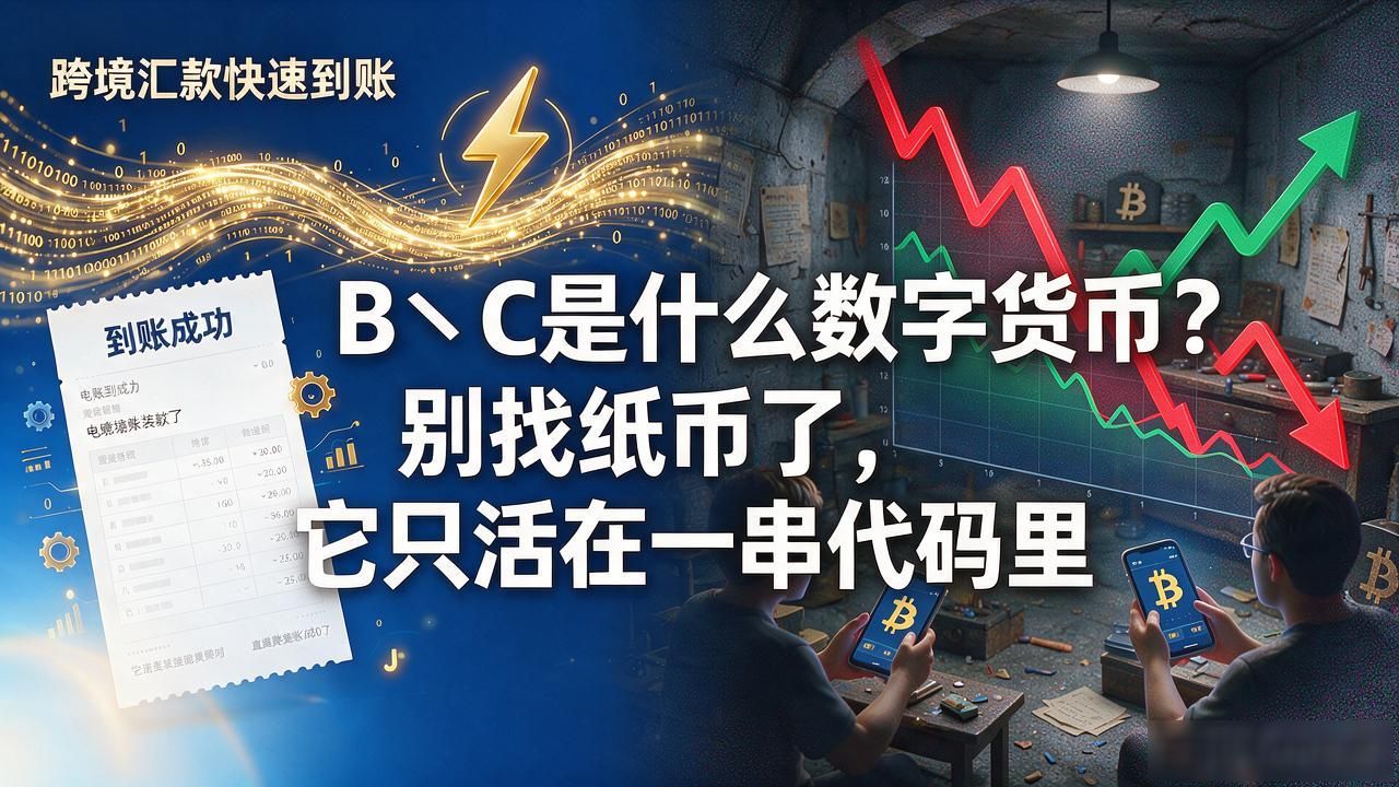 B丅C是什么数字货币？别找纸币了，它只活在一串代码里